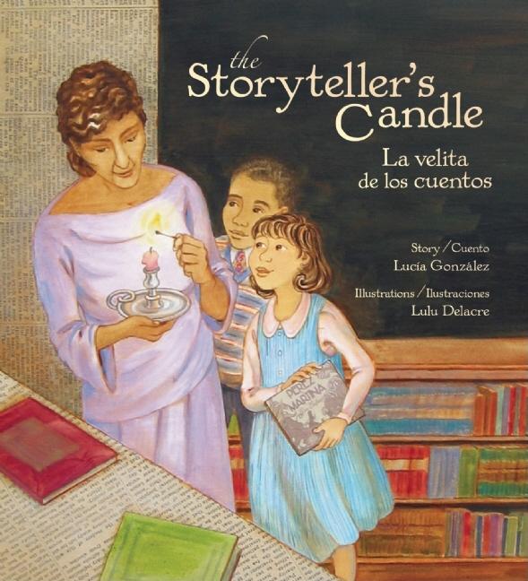 Storyteller's Candle / La velita de los cuentos, The book cover