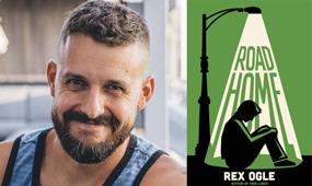 Author Rex Ogles and book cover, Road Home