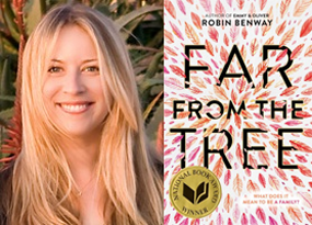 Author Robin Benway and book Far from the Tree