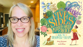 Amy Alznauer and book The Five Sides of Marjorie Rice