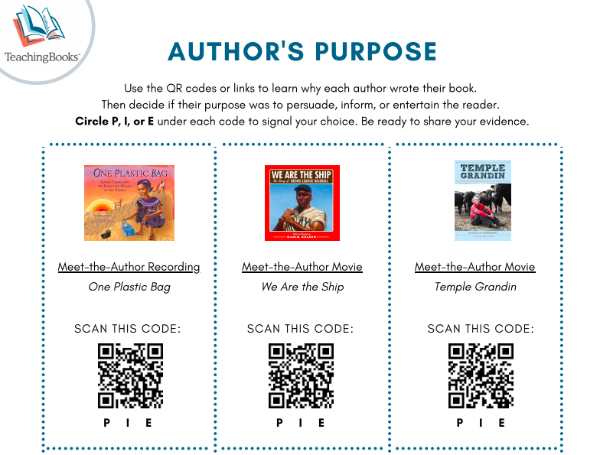 Author's Purpose